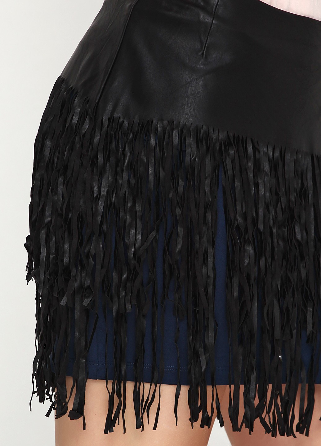 Черная коктейльный однотонная юбка H&M а-силуэта (трапеция)