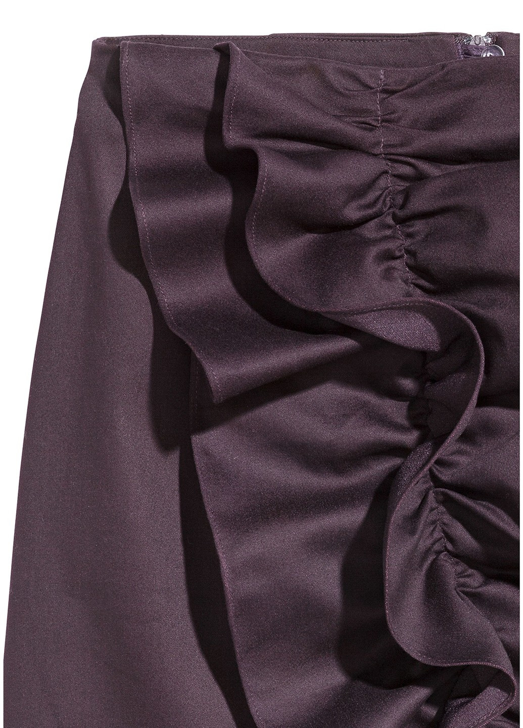 Фиолетовая кэжуал однотонная юбка H&M