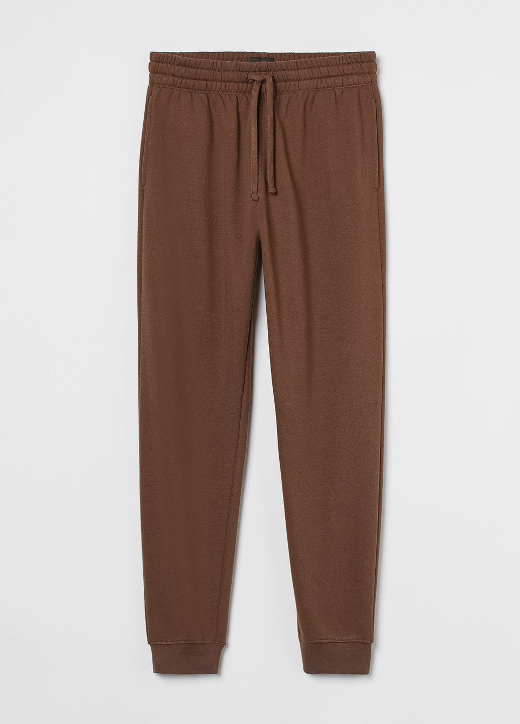 Коричневые спортивные демисезонные джоггеры брюки H&M