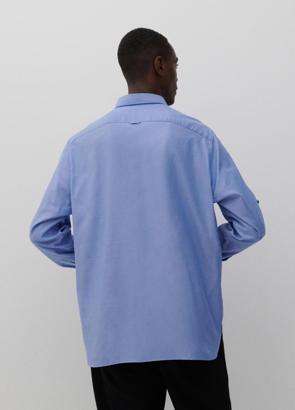 Голубой кэжуал рубашка однотонная Reserved