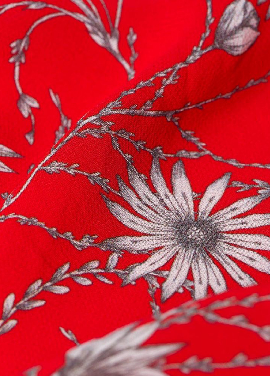 Красное кэжуал платье с открытой спиной Ivy & Oak с цветочным принтом