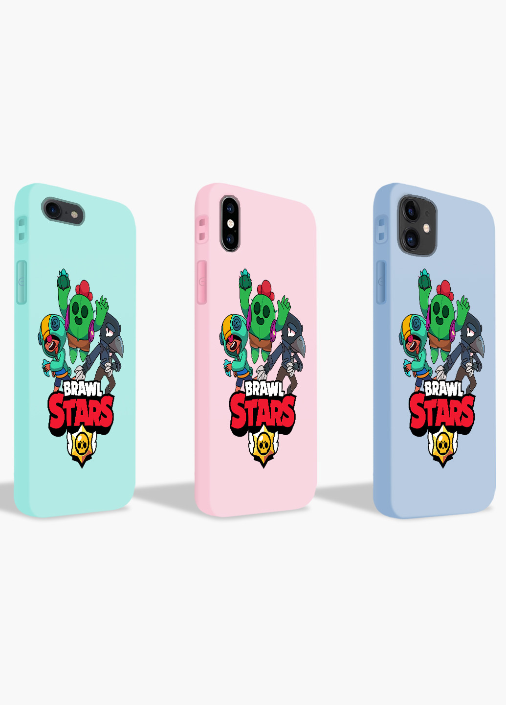 Чехол силиконовый Apple Iphone Xs Бравл Старс (Brawl Stars) (8938-1021) MobiPrint (219284168)