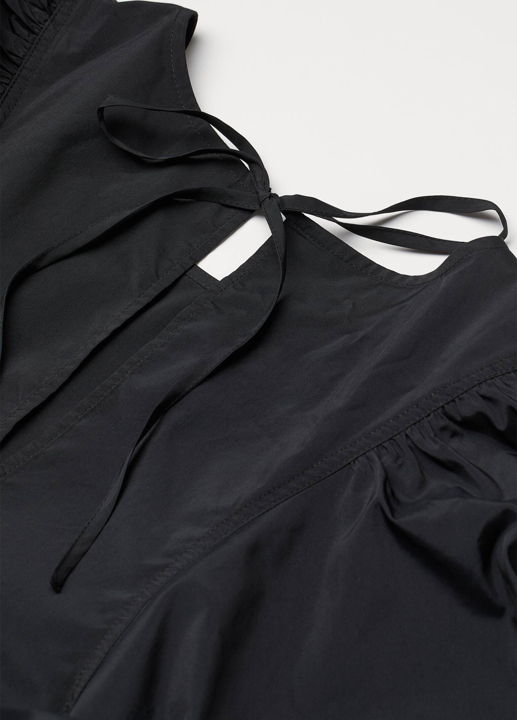 Чорна кежуал сукня H&M однотонна