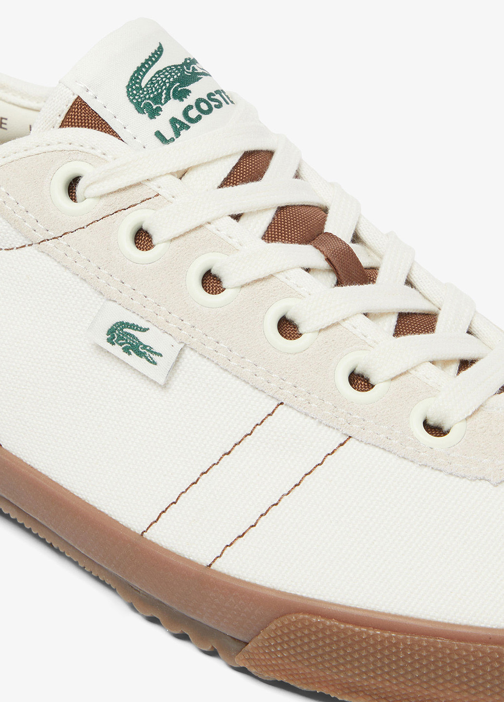 Бежевые демисезонные кроссовки Lacoste Backslam