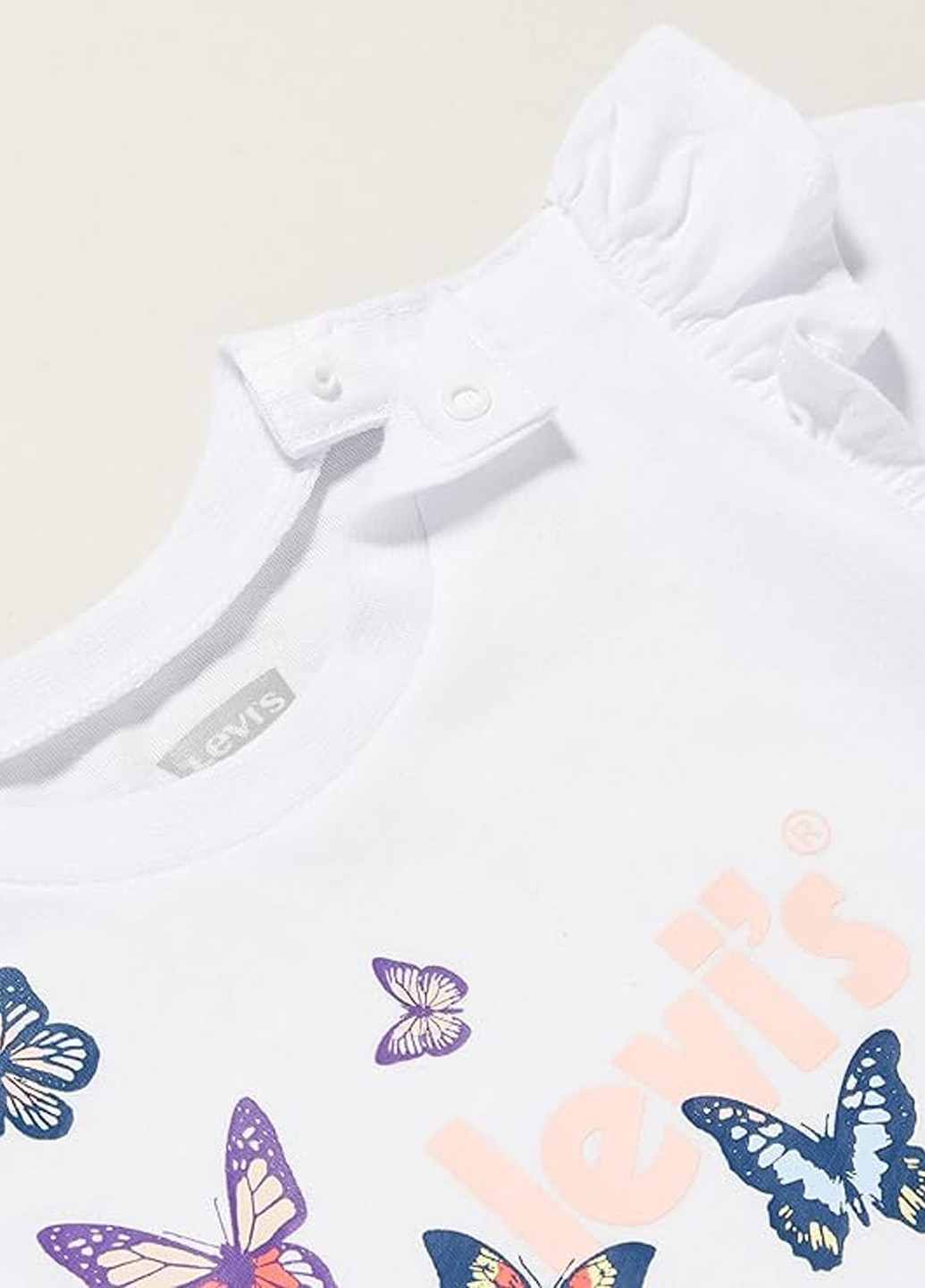 Белый демисезонный комплект (песочник, носки) Levi's