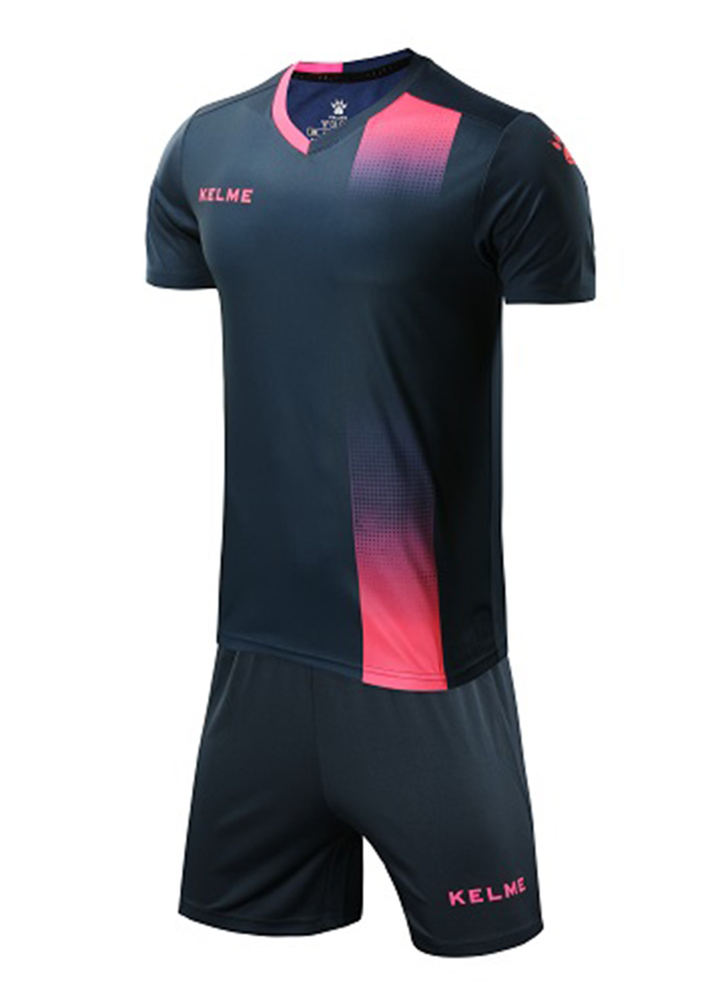 Черный летний комплект (футболка, шорты) Kelme