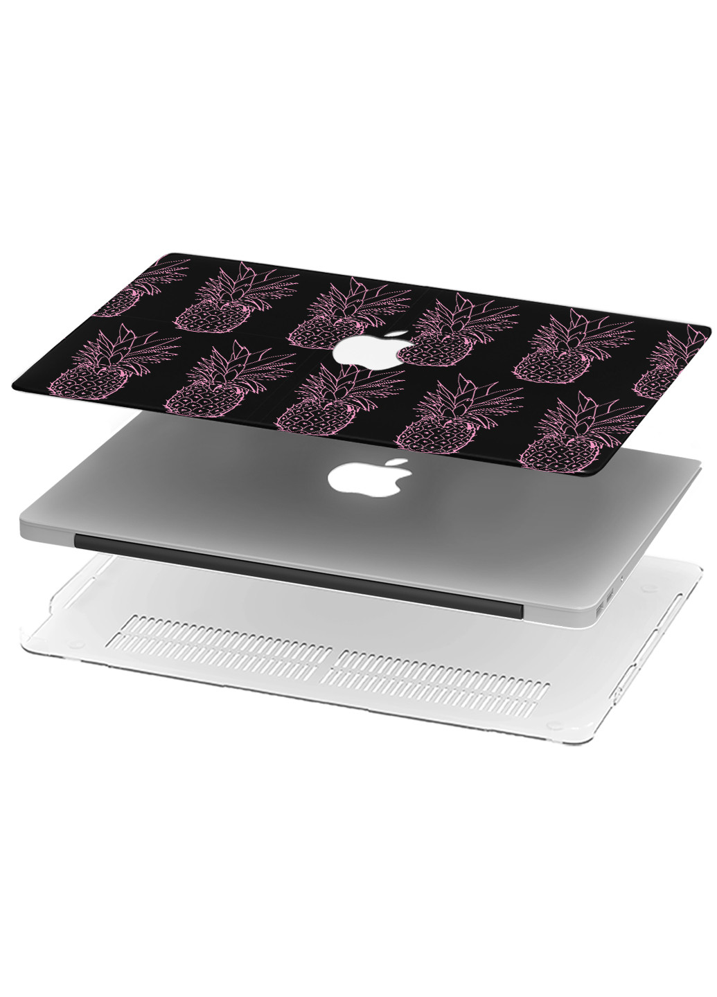 Чохол пластиковий для Apple MacBook Pro 13 A2289 / A2251 / A2338 Темний Ананас (Dark Pineapple) (9772-1858) MobiPrint (218538792)