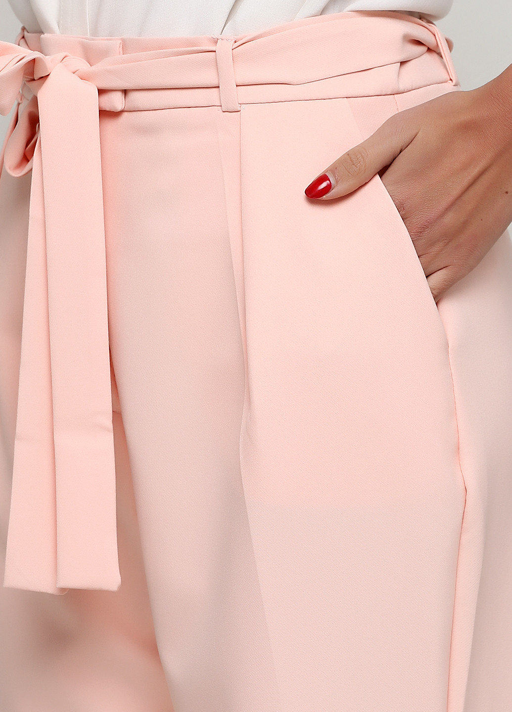 Светло-розовые кэжуал летние зауженные брюки Wild Love