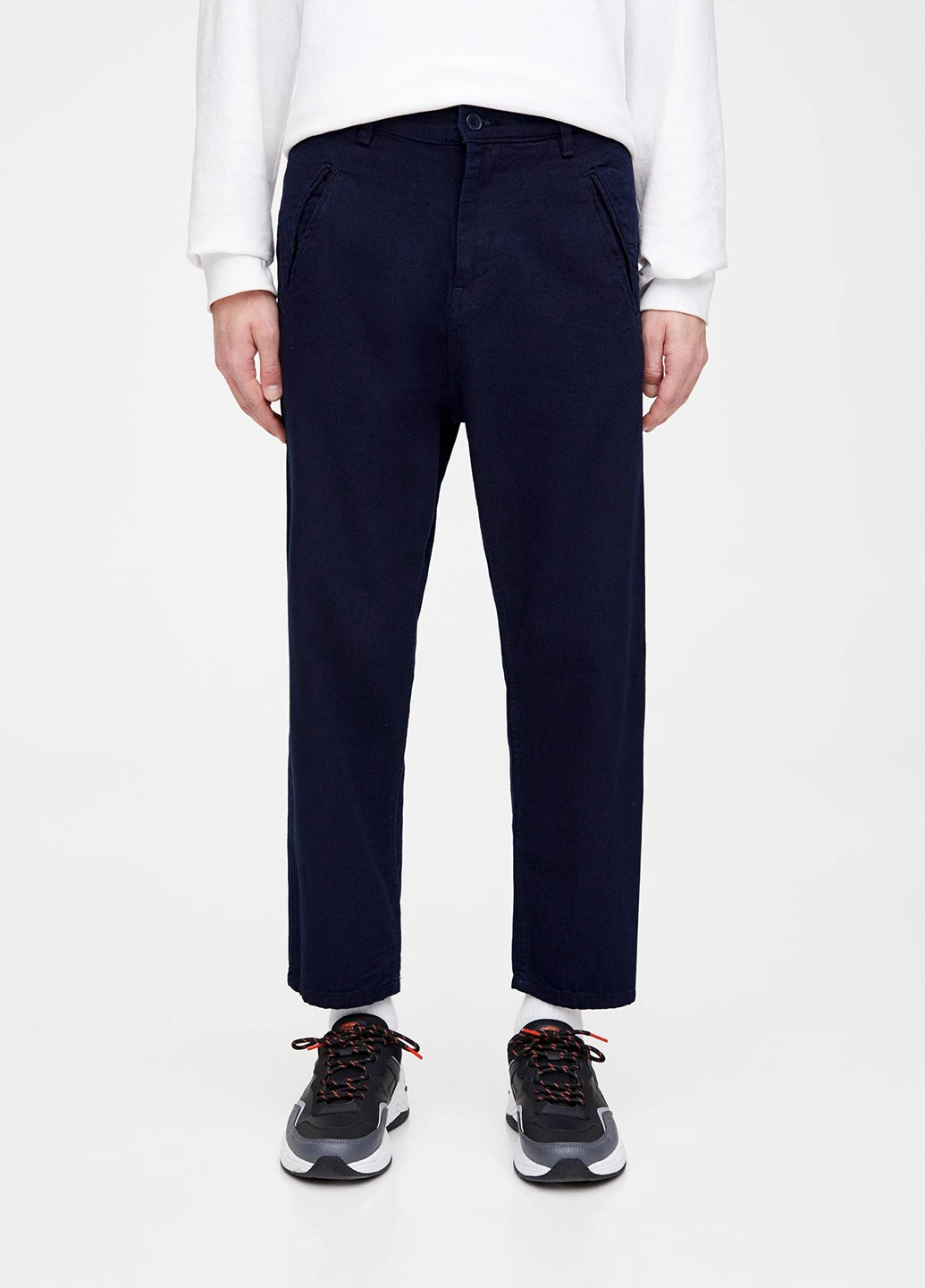 Штани демісезон,темно-синій, Pull & Bear (247318361)