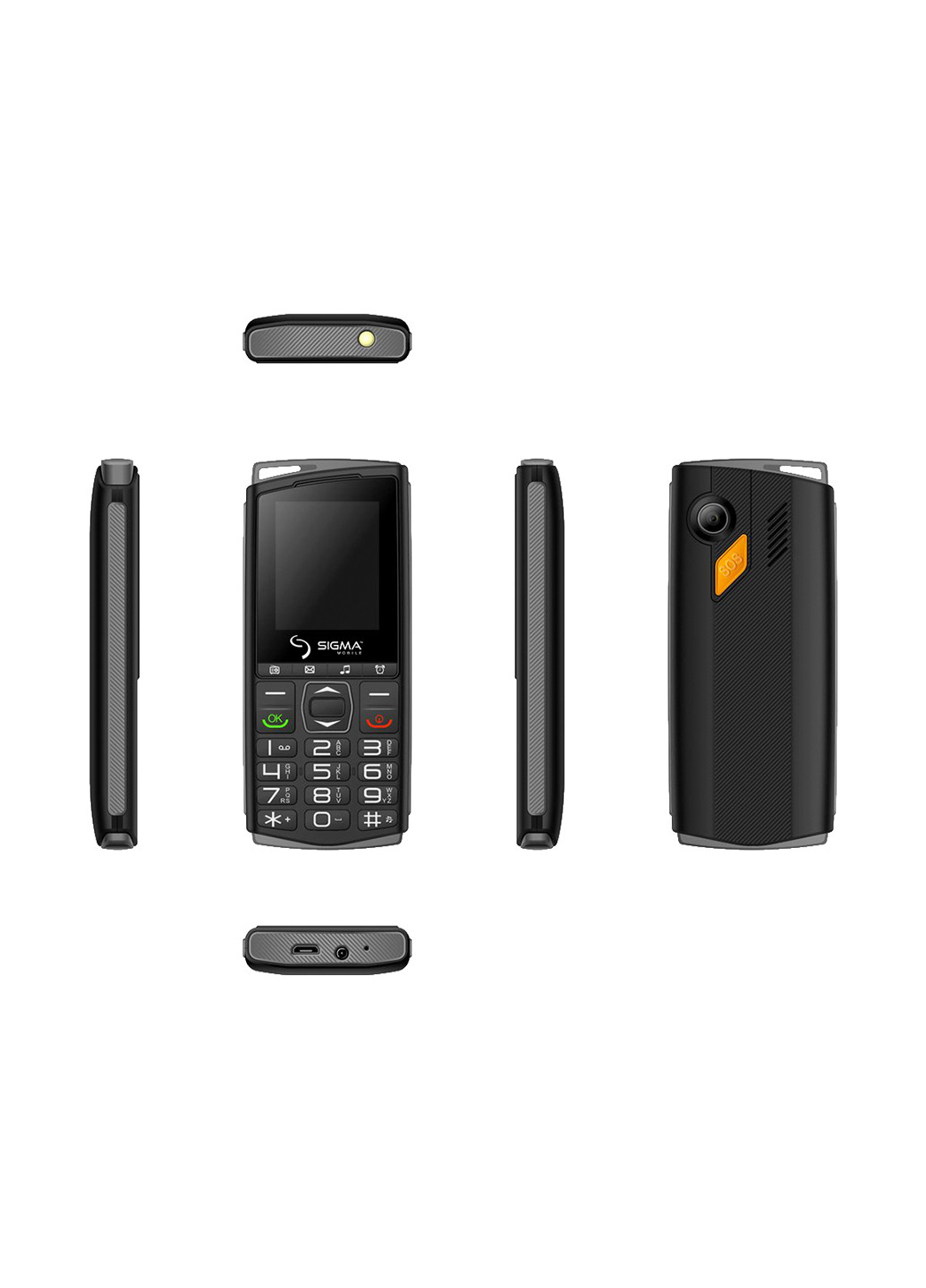 Мобильный телефон Sigma mobile comfort 50 mini 4 black-grey (4827798337417) (130940059)