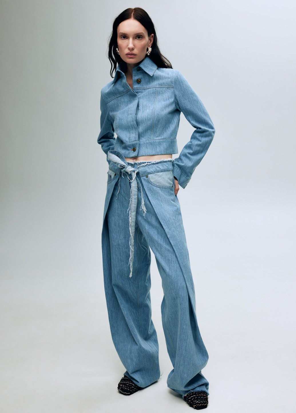 Блакитна демісезонна куртка bobkova