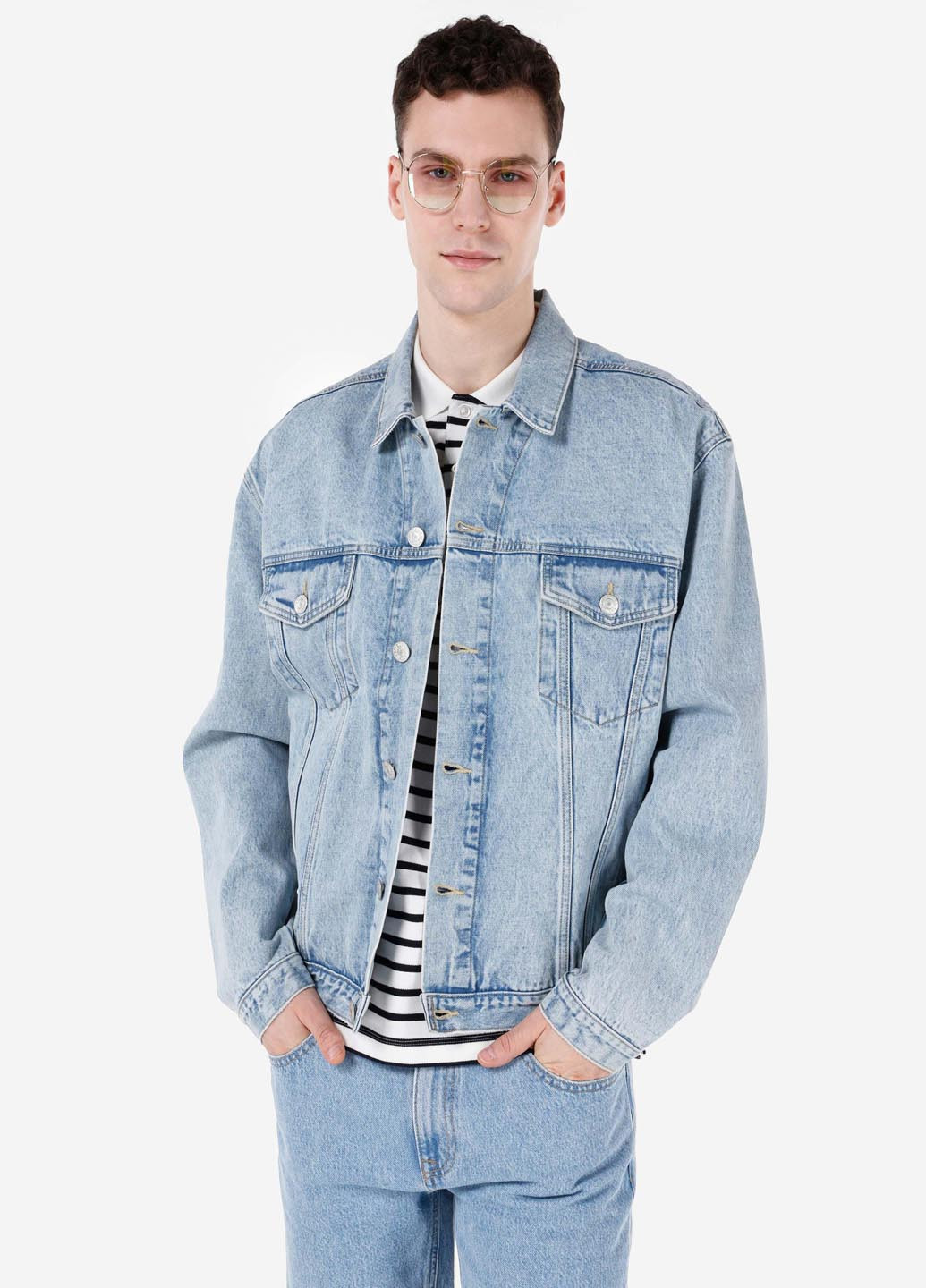 Блакитна демісезонна куртка Colin's