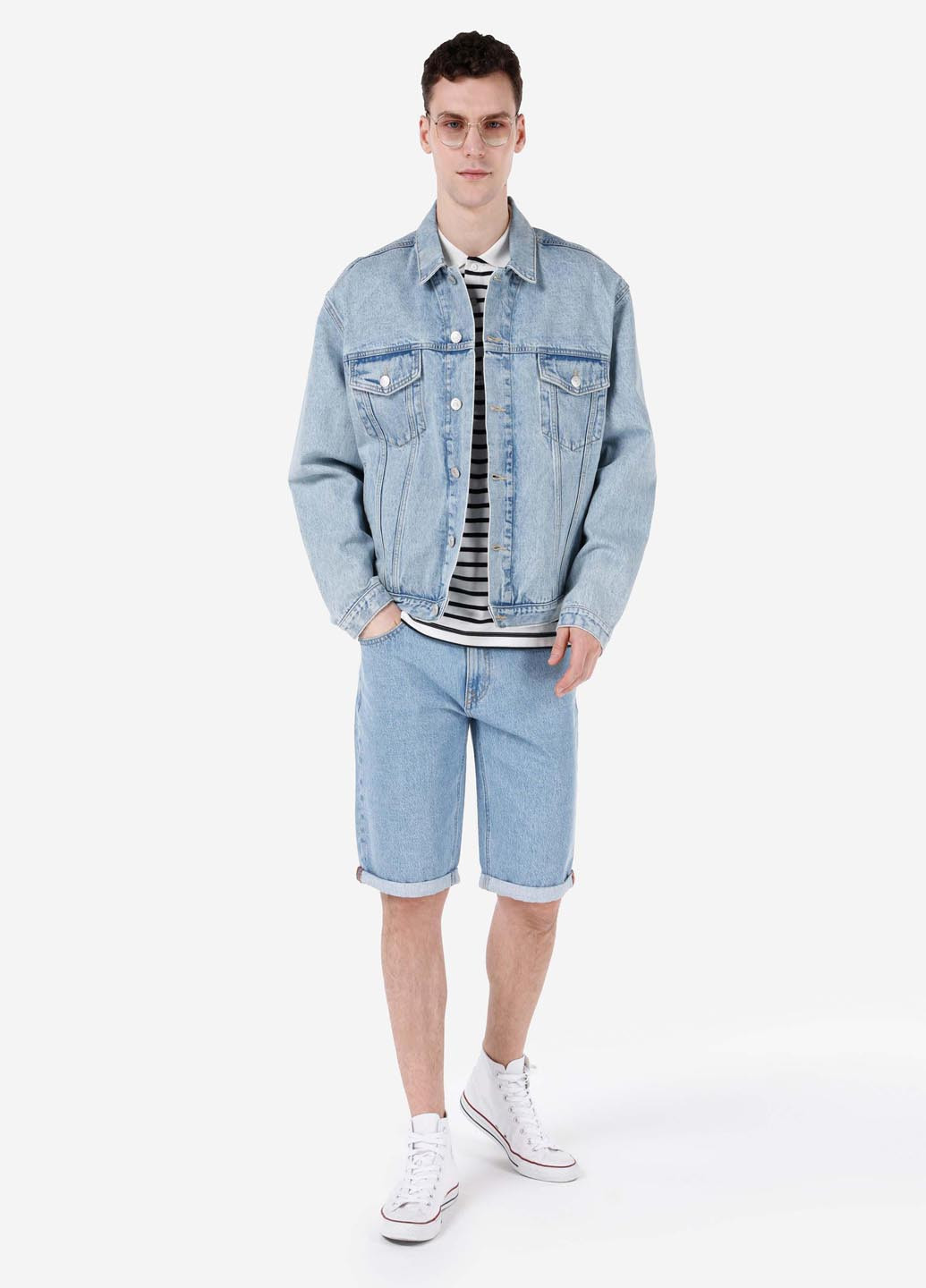 Блакитна демісезонна куртка Colin's