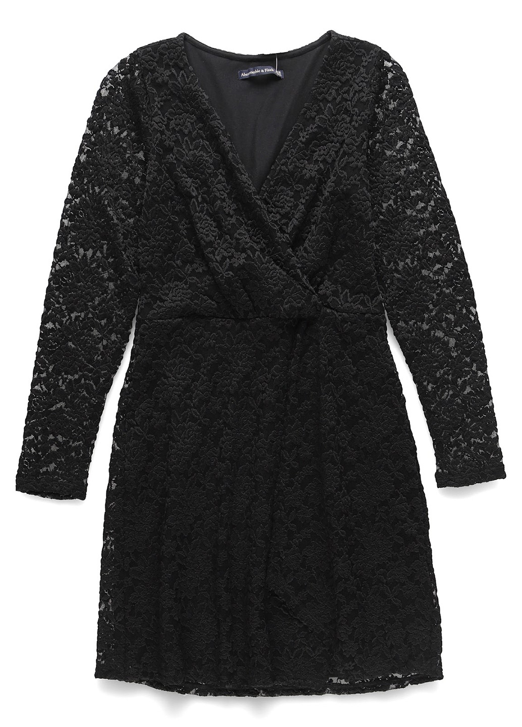 Черное кэжуал платье Abercrombie & Fitch однотонное