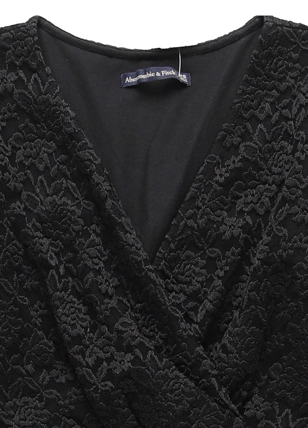 Черное кэжуал платье Abercrombie & Fitch однотонное