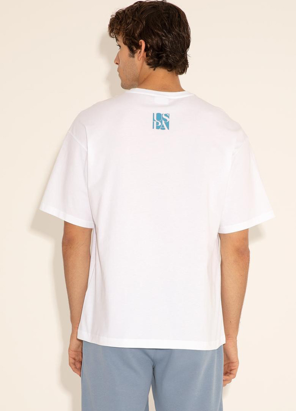 Белая футболка U.S. Polo Assn.