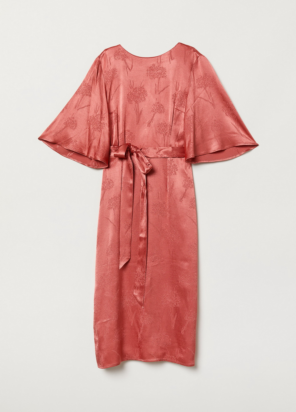 Розовое кэжуал платье H&M