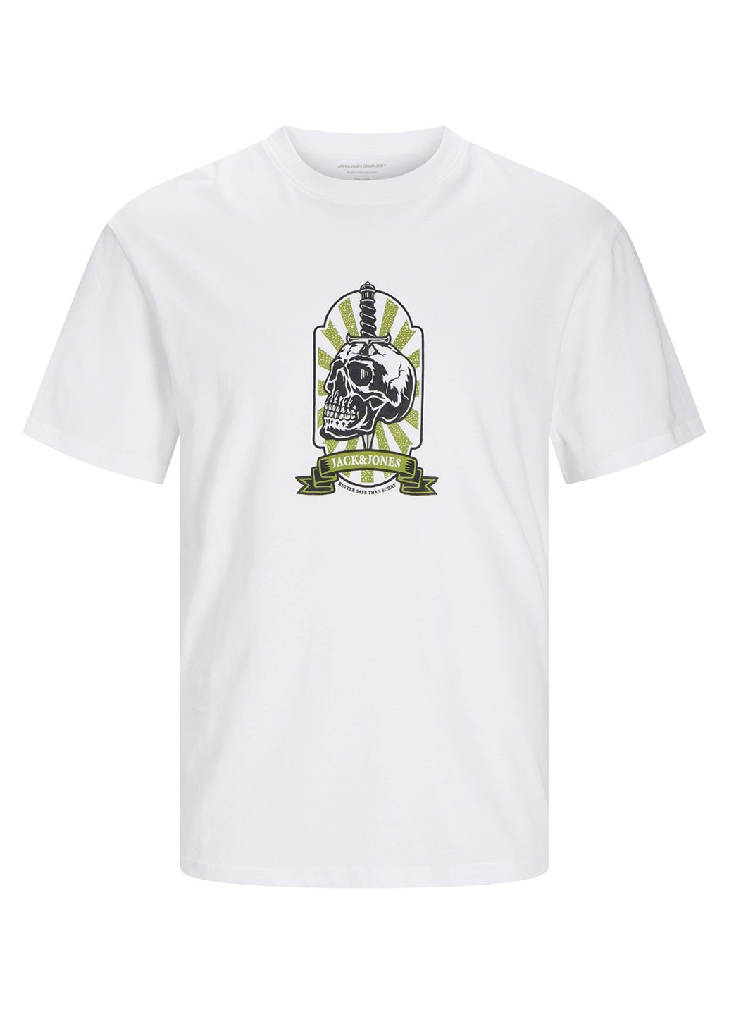 Біла футболка Jack & Jones