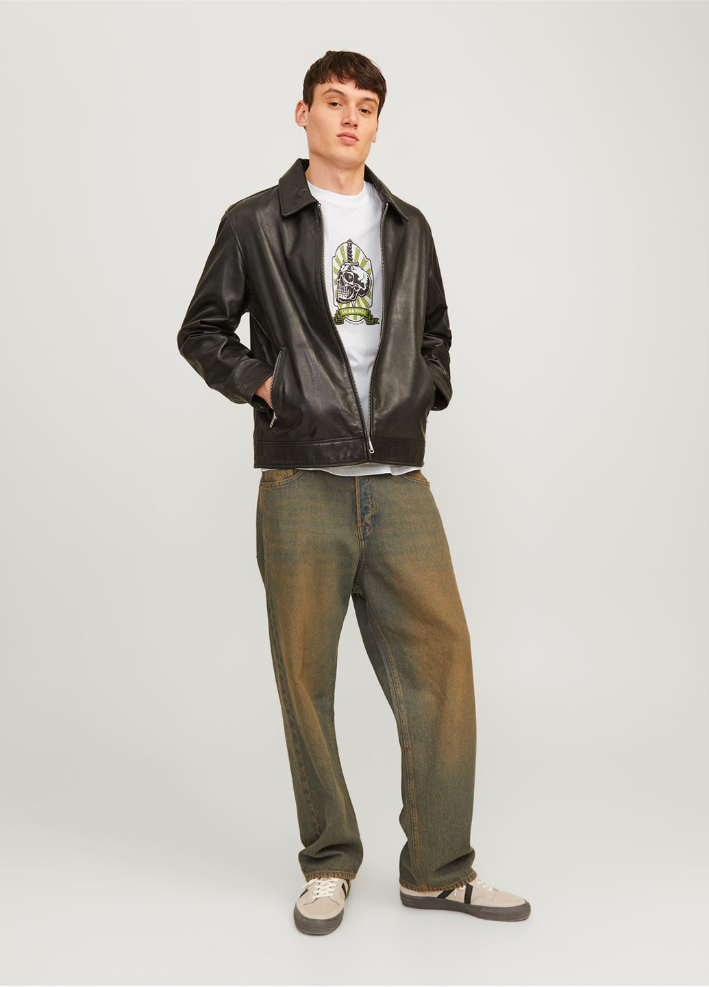 Біла футболка Jack & Jones