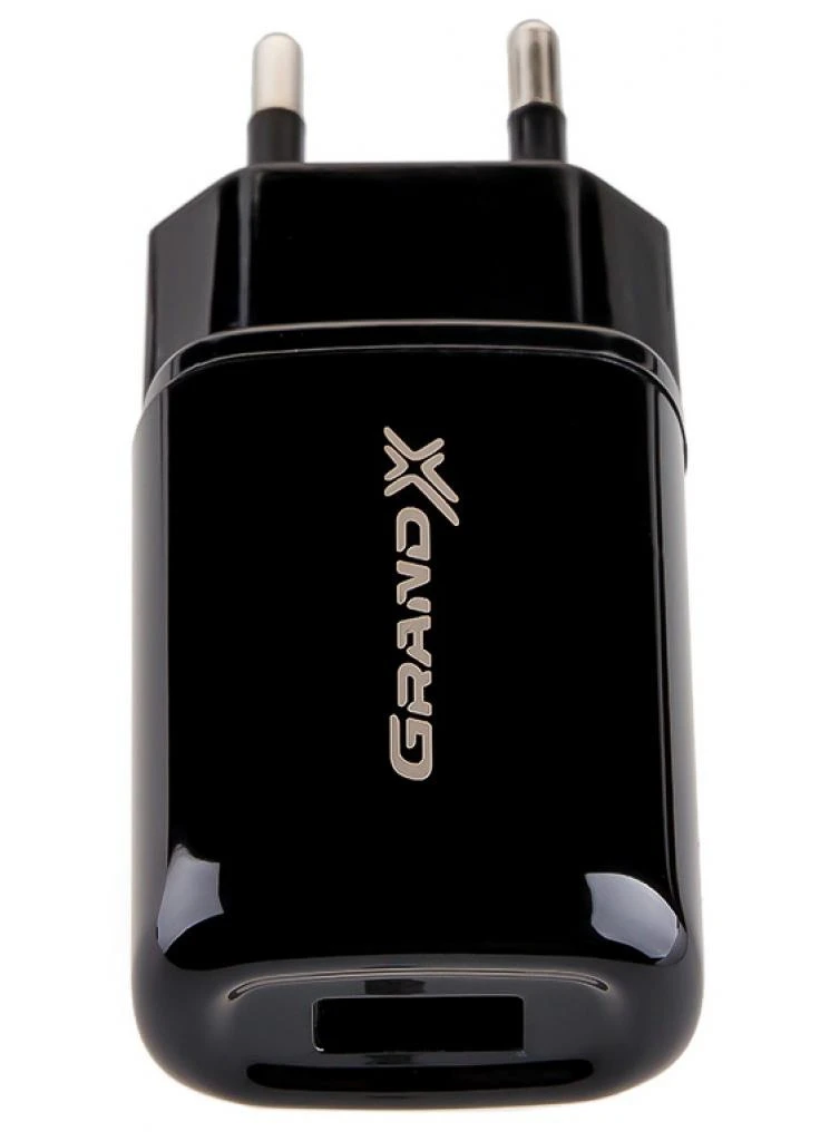 Зарядное устройство 5V 2,1A USB Black (CH-15B) Grand-X (216637803)