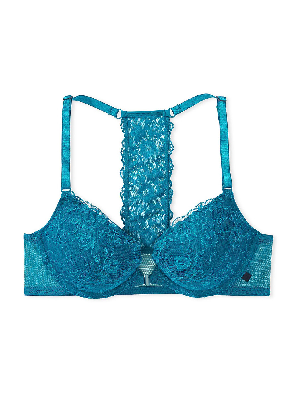 Синій бюстгальтер Victoria's Secret з кісточками поліамід