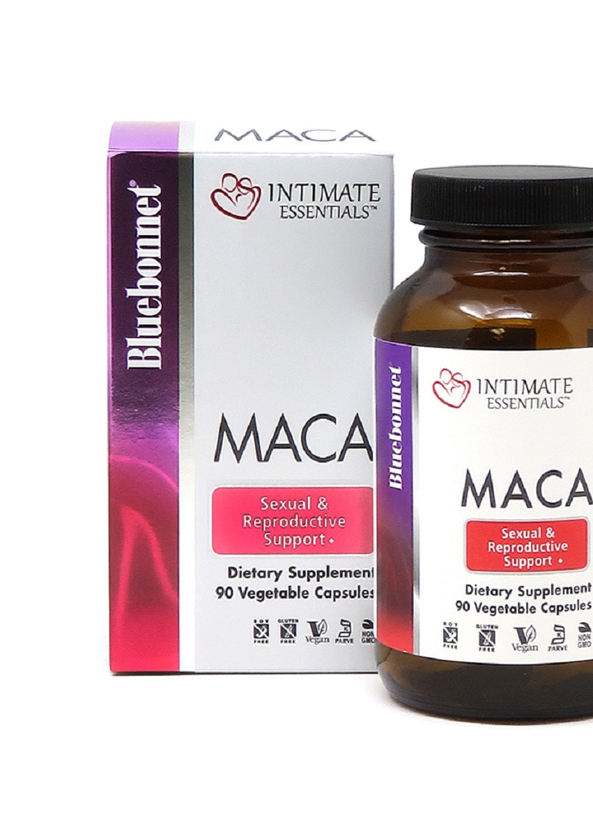 Мака, Сексуальная и Репродуктивная Поддержка, Intimate Essentials Maca,, 90 капсул Bluebonnet Nutrition (228292521)