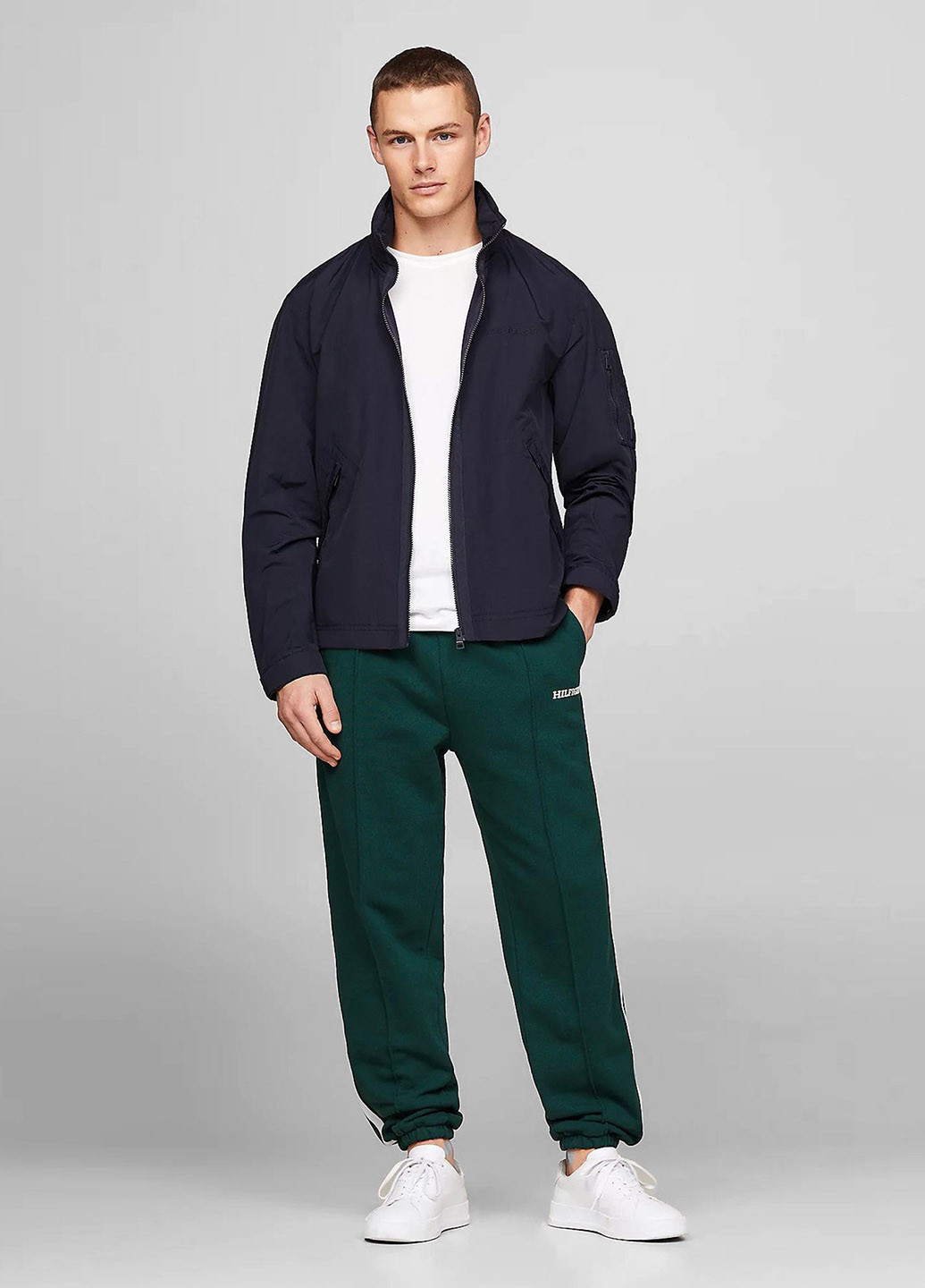 Темно-синя демісезонна вітровка Tommy Hilfiger