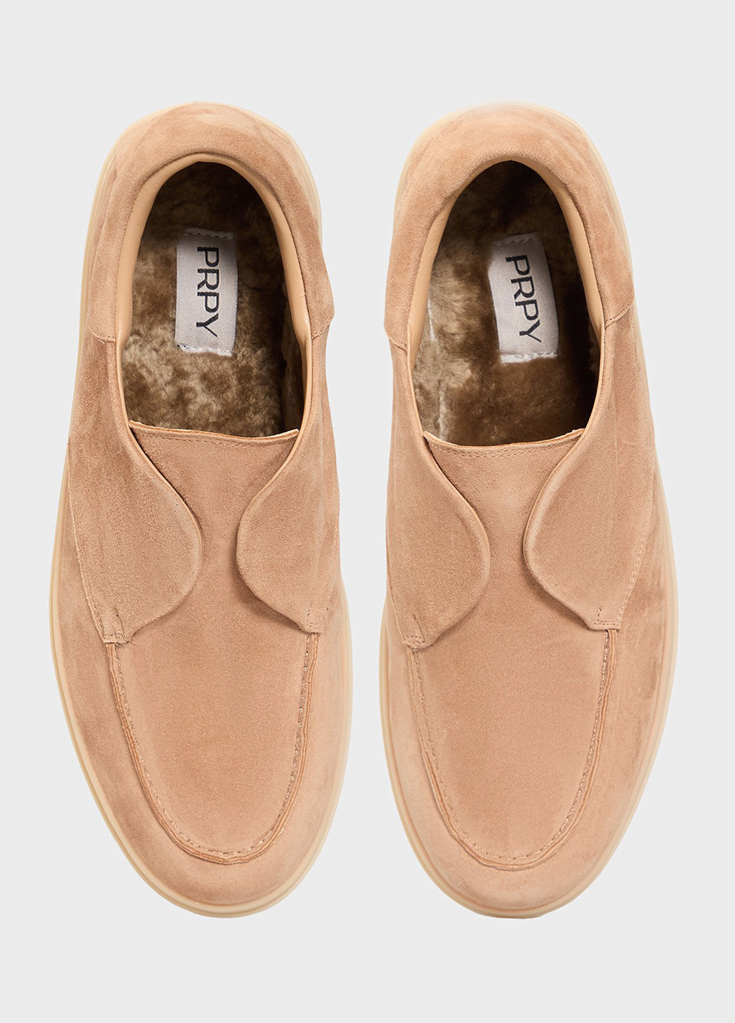 PRPY Туфли пудровый з натуральная замша, китай — зима (361270813)