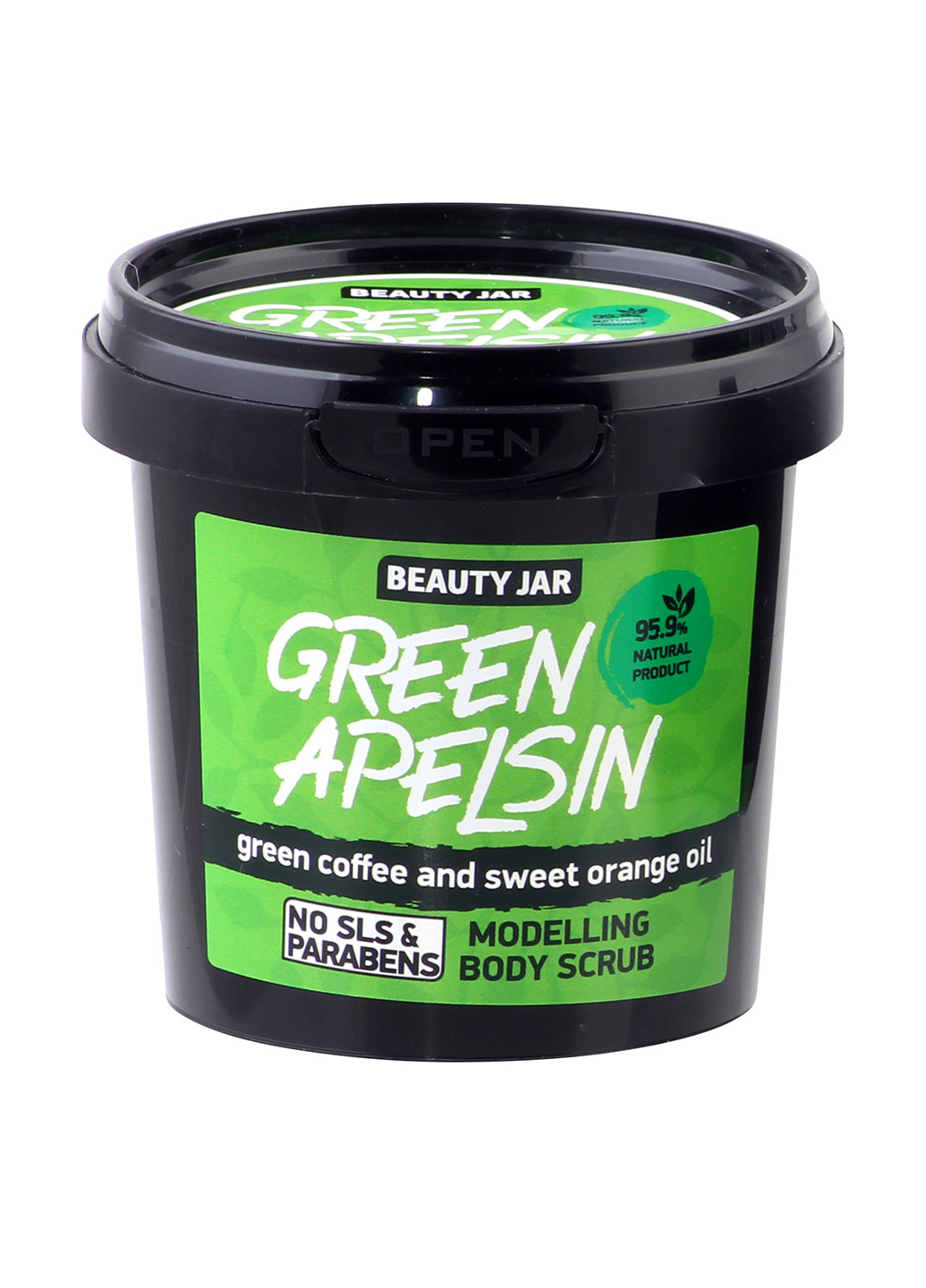 Скраб для тела моделирующий Green Apelsin, 200 г Beauty Jar (82728184)