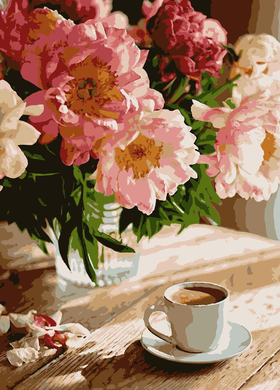 Картин по номерам "Кофе в уюте" 50*60 см No Brand (254583809)