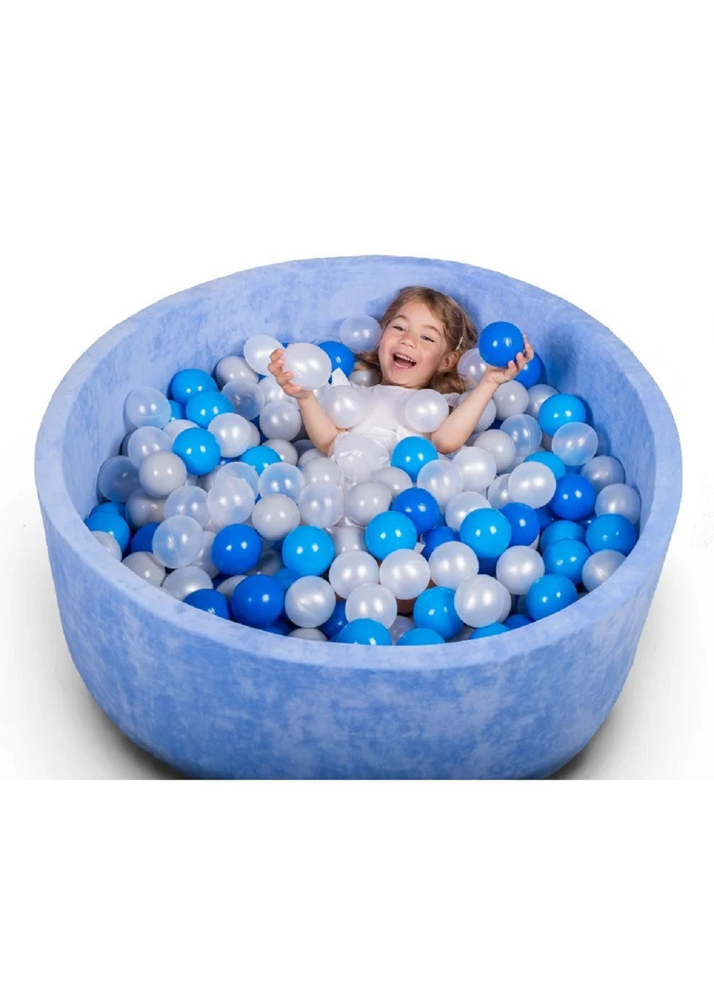 Дитячий сухий басейн для дому вулиці для дітей із кульками (142763-Т) Синій Francesco Marconi (251208256)