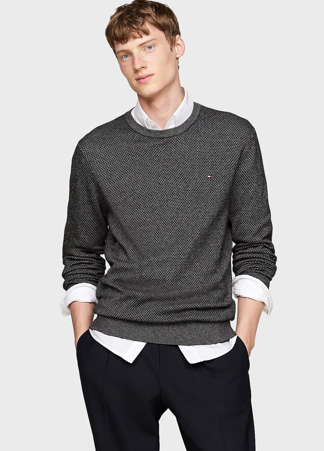 Чорний зимовий джемпер джемпер Tommy Hilfiger
