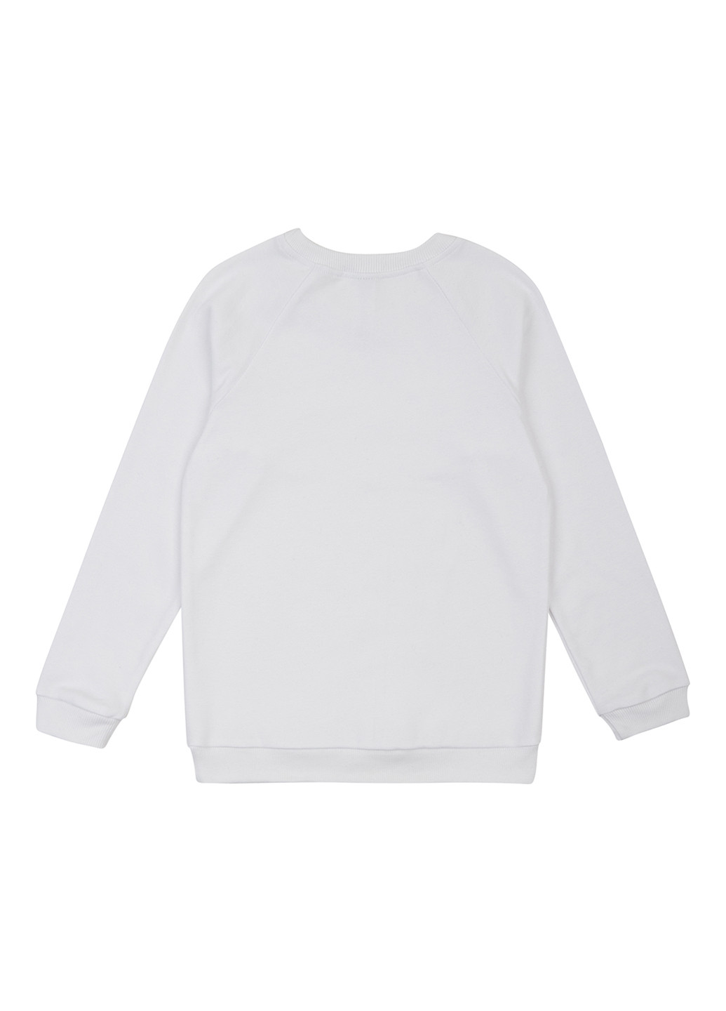 Garnamama світшот новорічний білий кежуал бавовна, інтерлок