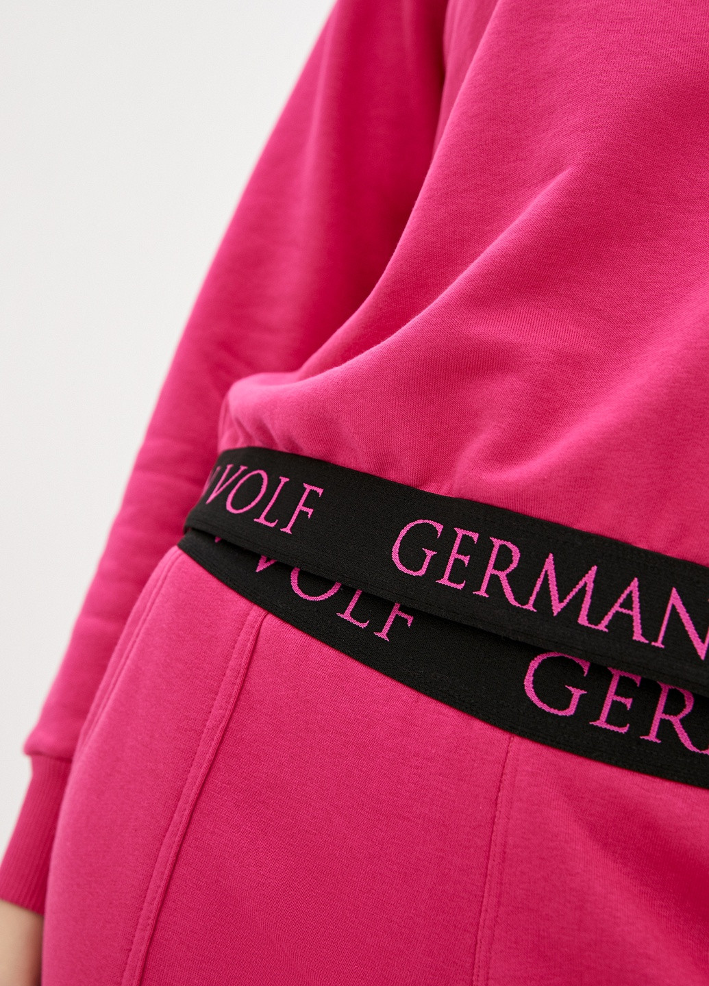 Світшот спортивний жіночий German Volf - Вільний крій однотонний малиновий спортивний бавовна - (218539825)