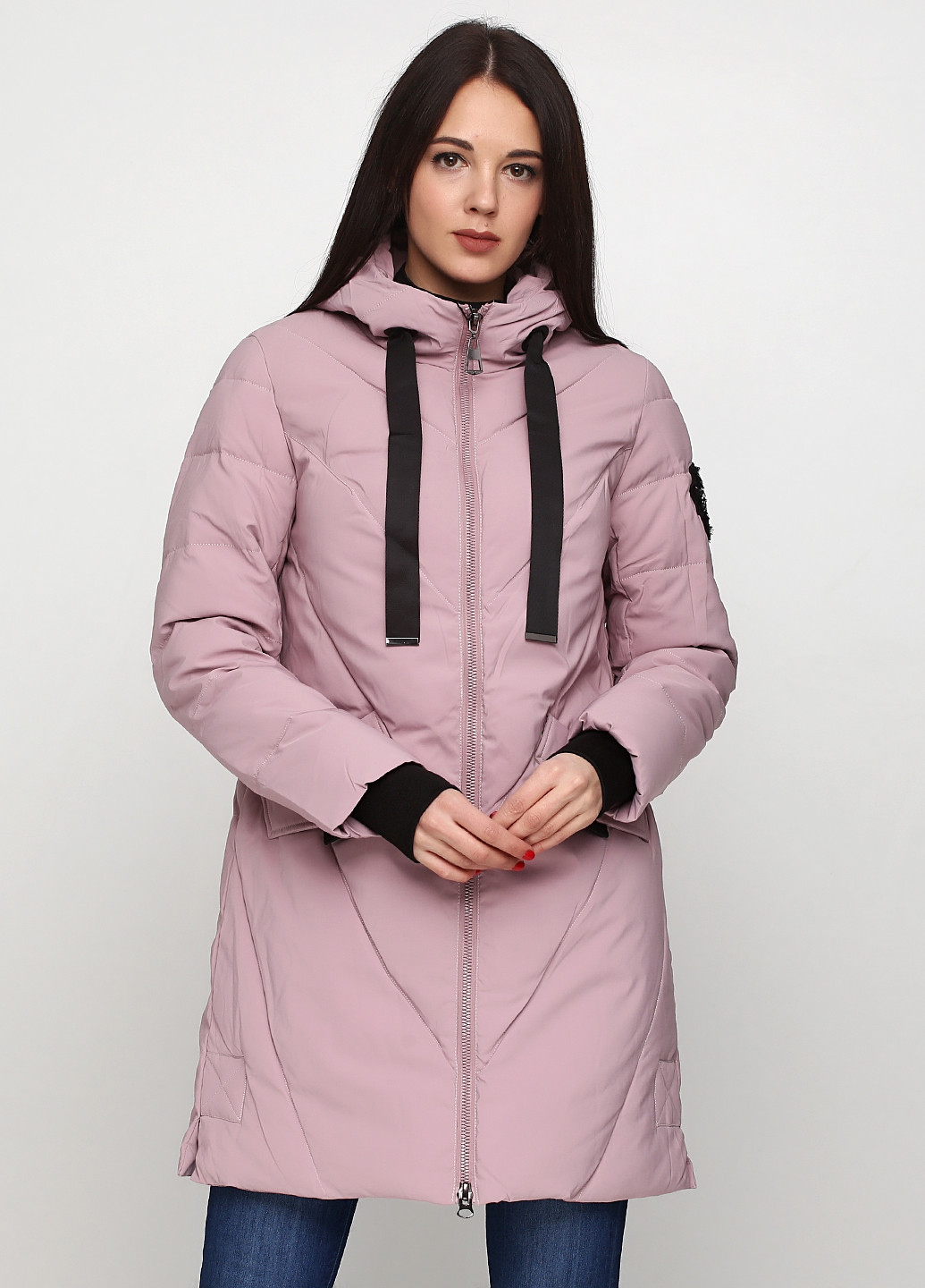 Пудровая зимняя куртка Grace