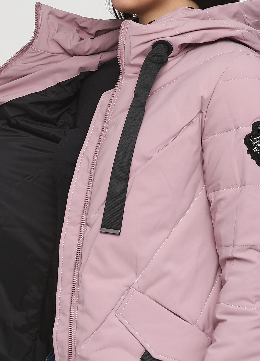 Пудровая зимняя куртка Grace