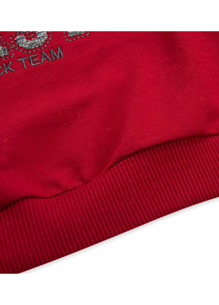Красный демисезонный костюм десткий кофта с брюками "west coast" (8248-92b-red) Breeze