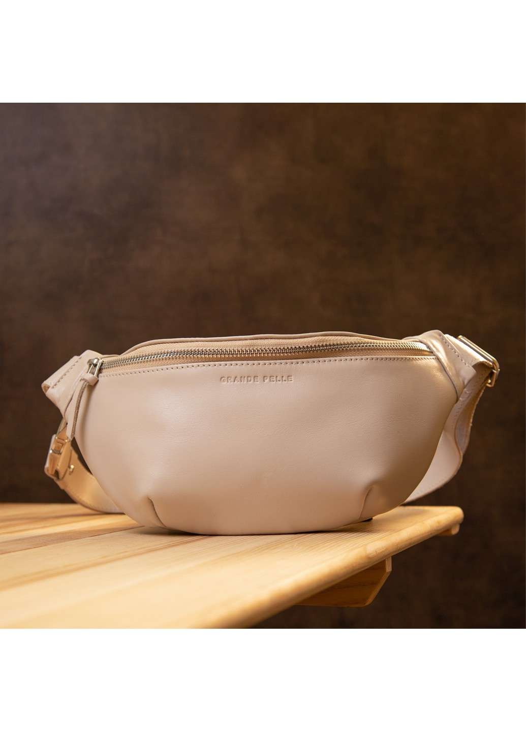 Сумка на пояс шкіряна Grande Pelle (252086259)