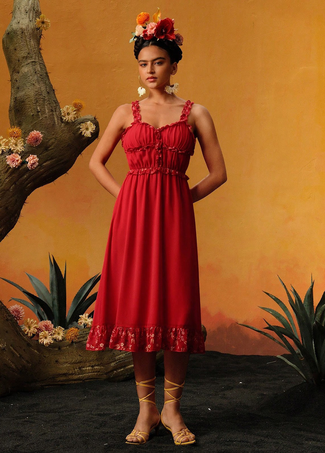 Красное пляжное, кэжуал платье с открытой спиной, клеш SHEIN с цветочным принтом
