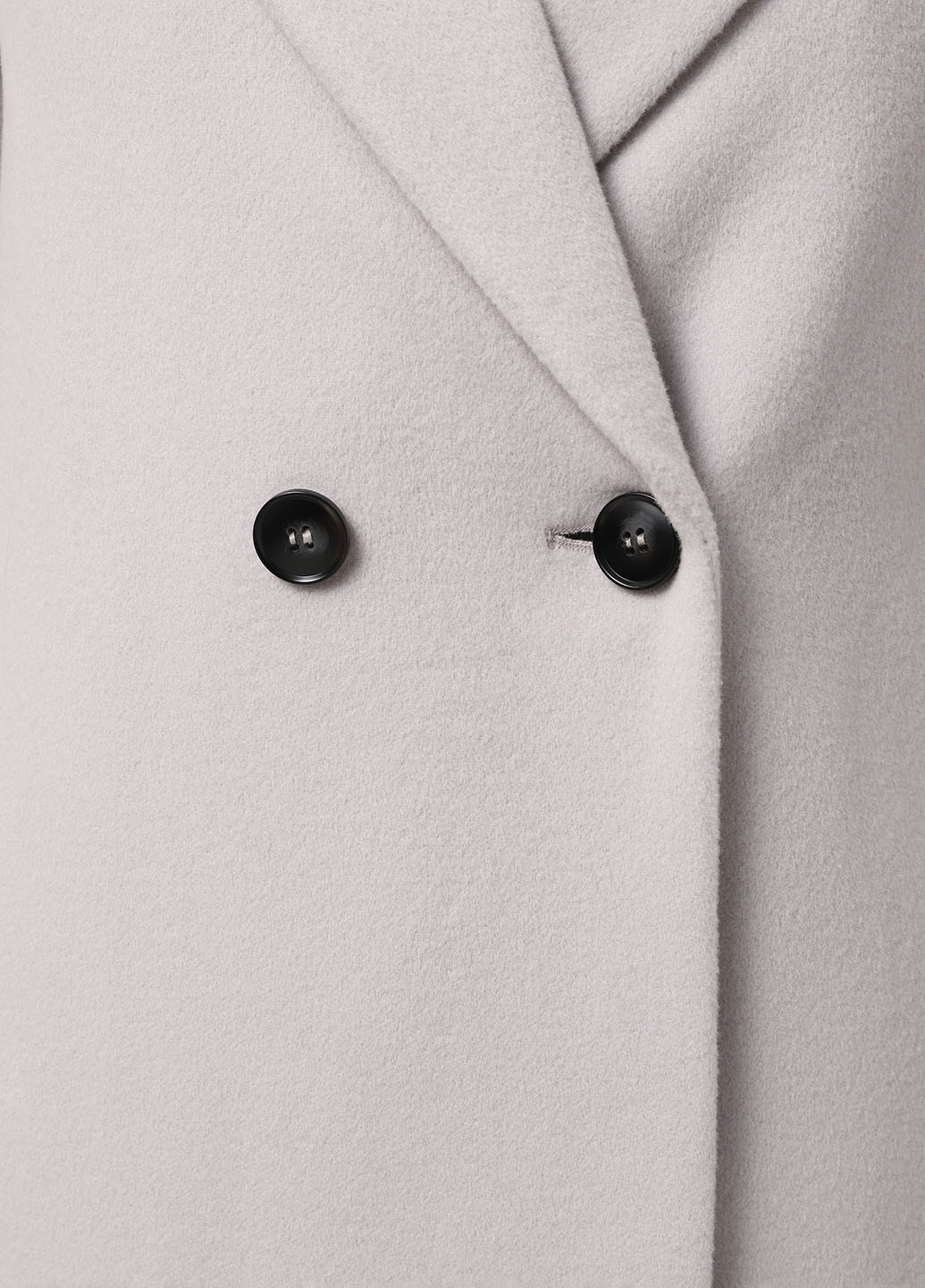 Світло-сіре зимнє Пальто двобортне Florens