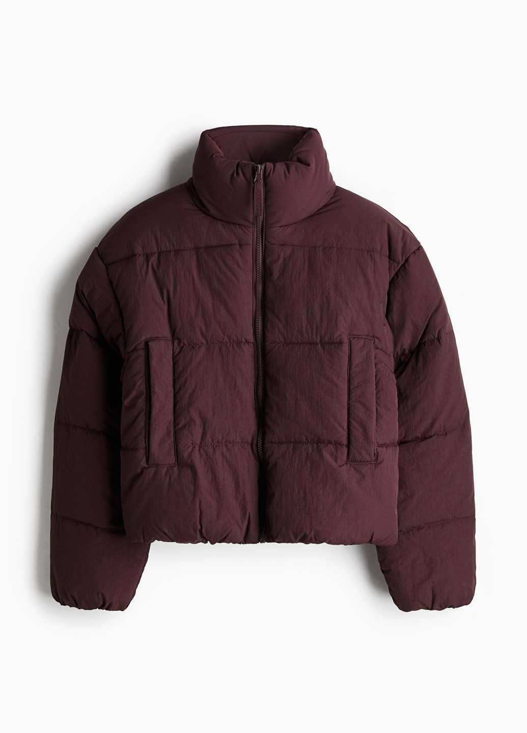 Сливова зимня куртка H&M
