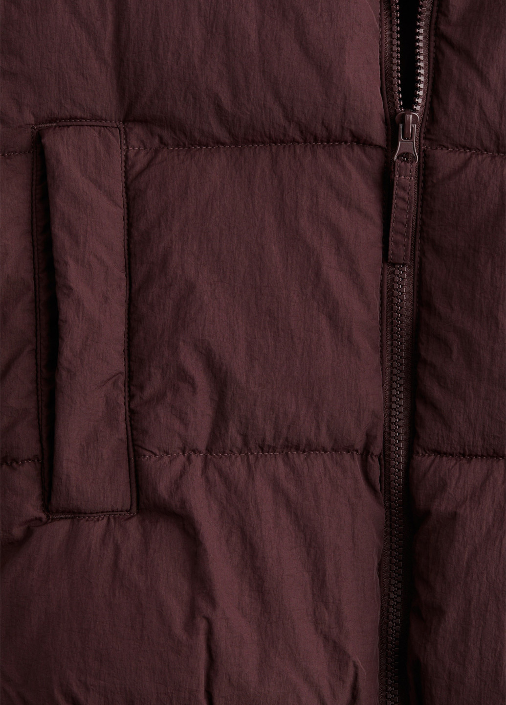 Сливова зимня куртка H&M