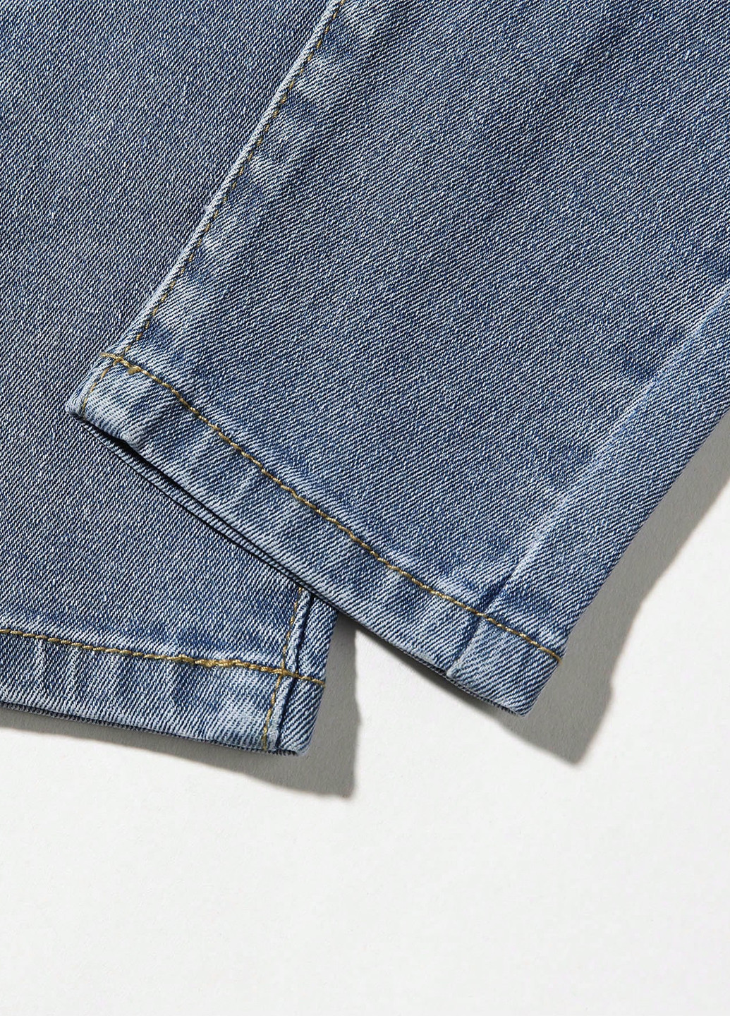 Темно-голубые демисезонные скинни джинсы SHEIN