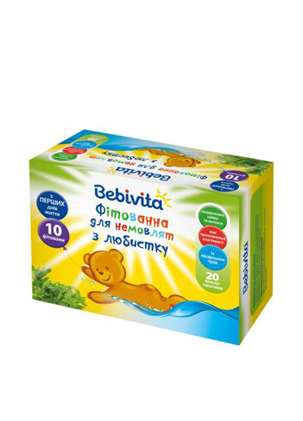 Фитованна для малышей из любистка, 20х1,5 г Bebivita (138200631)