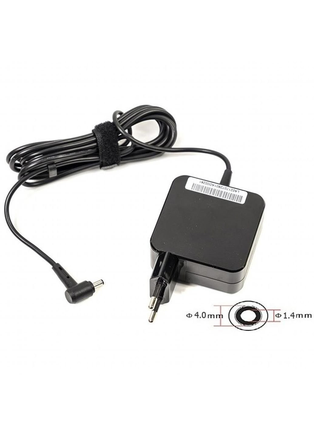 Блок питания к ноутбуку (WM-AS33F4014) PowerPlant ASUS 220V, 19V 33W 1.75A (4.0*1.35) wall mount (250054410)