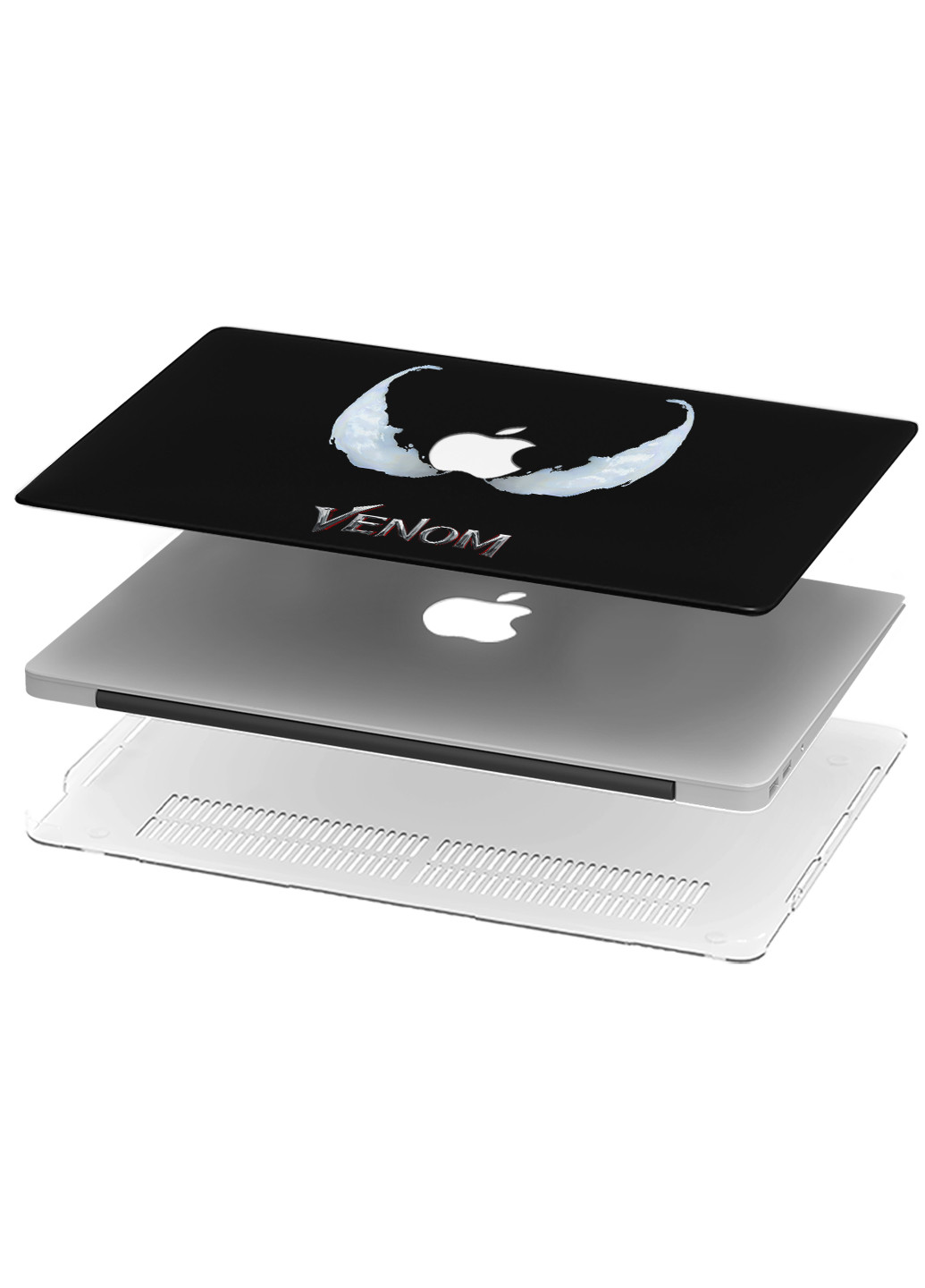 Чехол пластиковый для Apple MacBook 12 A1534/A1931 Веном (Venom) (3365-2151) MobiPrint (218987658)