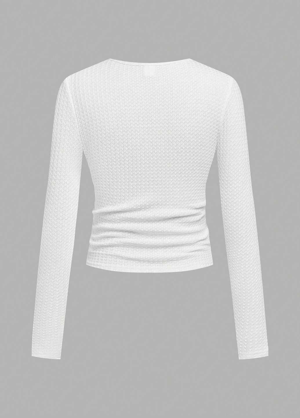 Разноцветный демисезонный кэжуал лонгслив SHEIN однотонный