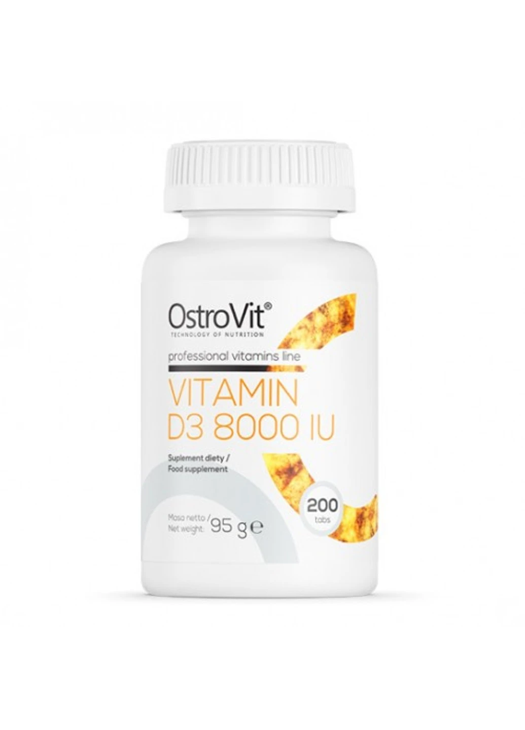 Вітамін Д3 Vitamin D3 8000 200 таблеток Ostrovit (255408063)