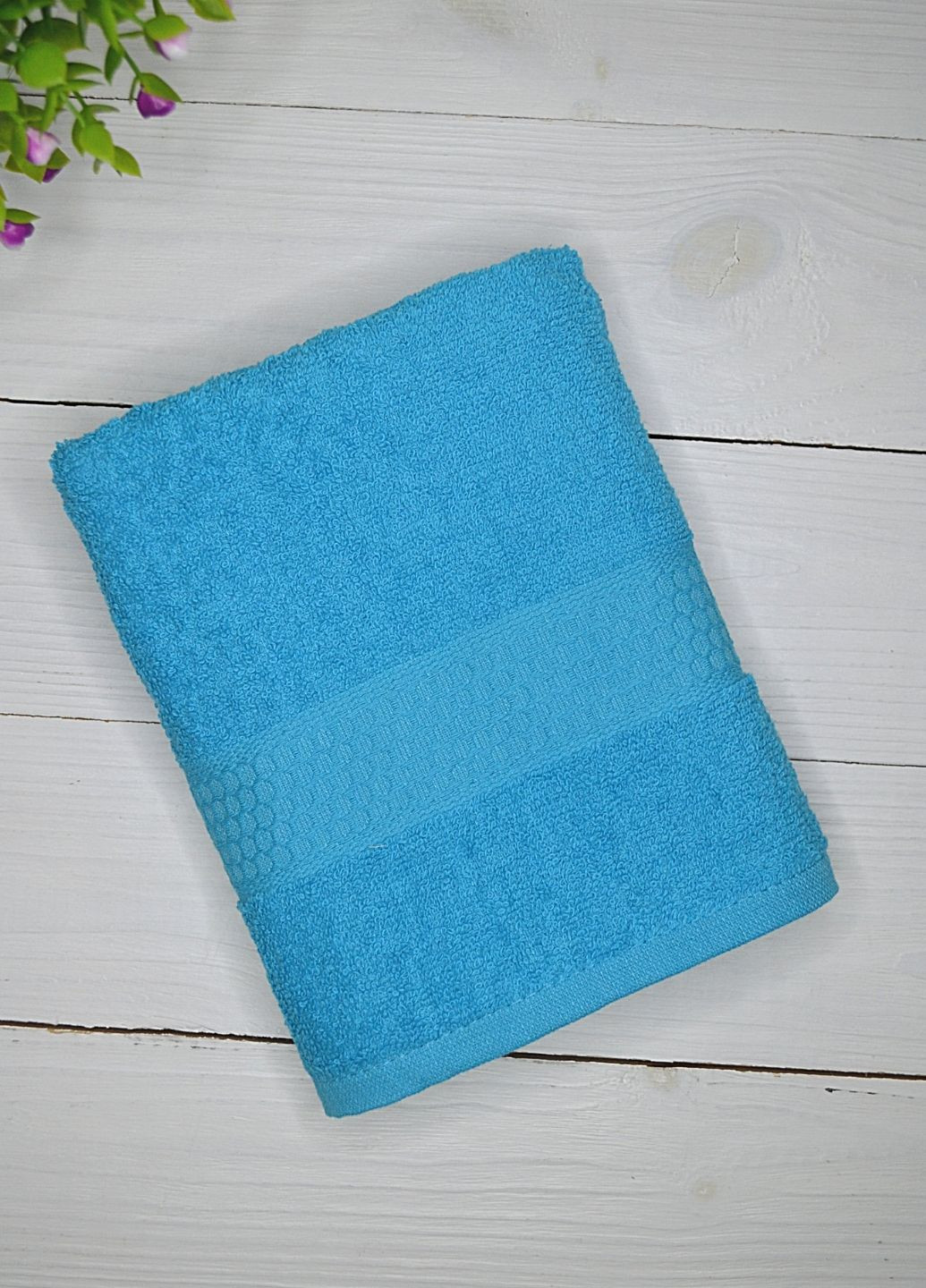 Sertay полотенце для лица, 45х85 см однотонный голубой производство - Турция