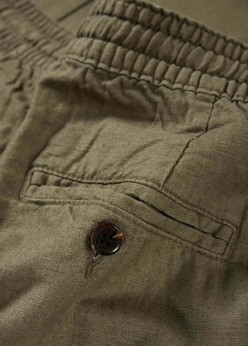 Серо-зеленые кэжуал демисезонные зауженные брюки C&A